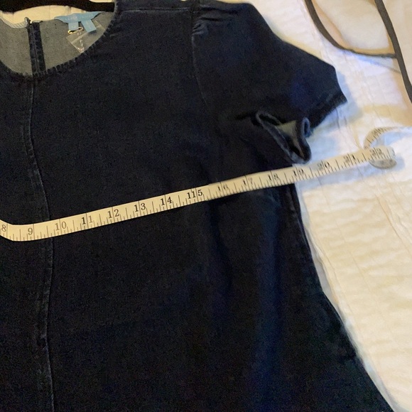 NWT Draper James Short Sleeve Denim Dress with pockets - Picture 4 of 5